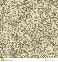 Estampado vintage de flores