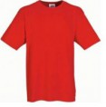 Camiseta básica roja de pico
