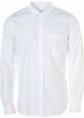 Camisa de botones básica blanca