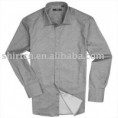 Camisa de botones básica gris